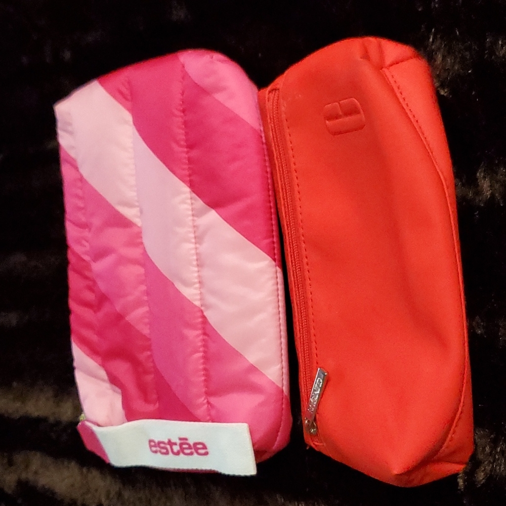Two cosmetic bags. Estee Lauder & Clinique